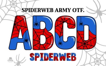 Spiderweb Army Font: Modern Design Applications