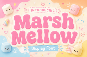 Marshmellow Font for Fun & Playful Web Projects