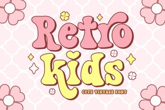 Bring Retro Kids Fonts Into Your Designs