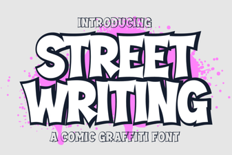 Urban Street Writing Fonts for Creative Projects