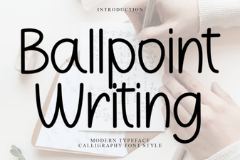 Ballpoint Pen Fonts for Creative Projects