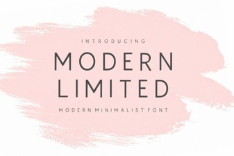 Modern Fonts: Limited Designs for Creative Projects