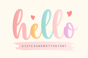 Hello Fonts: Design Resources & Project Ideas