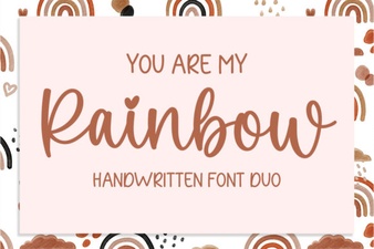 You Are My Rainbow Font Generator & Design Tips